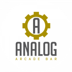 Analog arcade bar logo